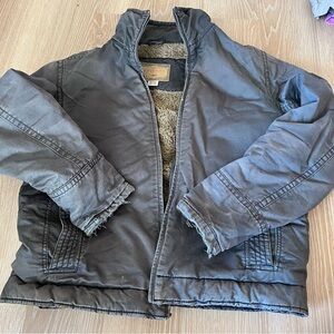 Arizona Jean co vintage fleece jean jacket